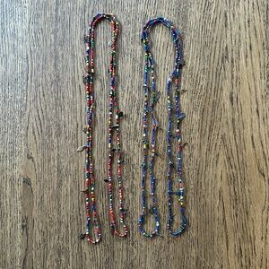 6 for $25 - Two Long Beaded Necklaces
